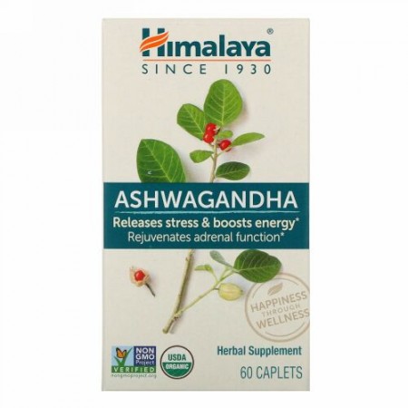 Himalaya, Ashwagandha、カプレット 60粒