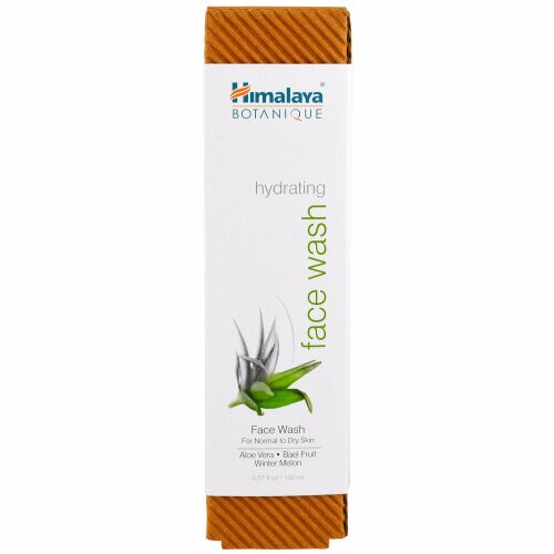 Himalaya, ボタニーク（Botanique）、 ハイドレイティングフェイスウォッシュ、ノーマル～乾燥肌用、5.07 fl oz (150ml) (Discontinued Item)