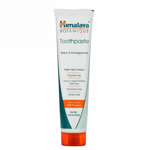 Himalaya, ボタニーク、歯磨き粉、ニーム、ザクロ、フッ化物不使用、150g（5.29oz）