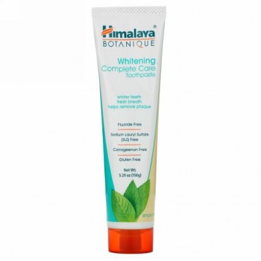 Himalaya, ボタニーク、ホワイトニング・コンプリートケア歯磨き粉、シンプリー･ミント、5.29 オンス (150 g)