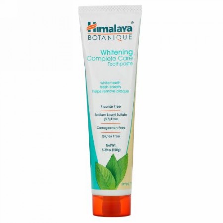 Himalaya, ボタニーク、ホワイトニング・コンプリートケア歯磨き粉、シンプリー･ミント、5.29 オンス (150 g)