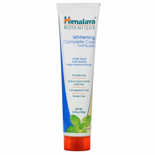 Himalaya, ホワイテニング完全ケア歯磨き粉、シンプリー･ペパーミント、5.29オンス (150 g)