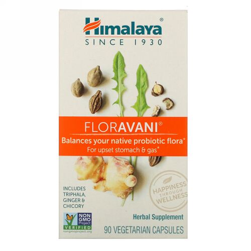 Himalaya, フロアアバニ、ベジタリアンカプセル90個