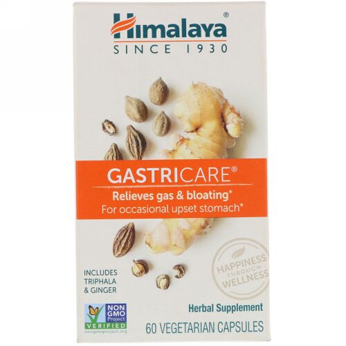 Himalaya, GastriCare, 60 Vegetarian Capsules (Discontinued Item)