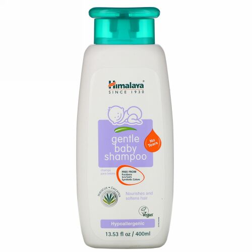 Himalaya, 低刺激ベビーシャンプー、ハイビスカス&ひよこ豆、400ml