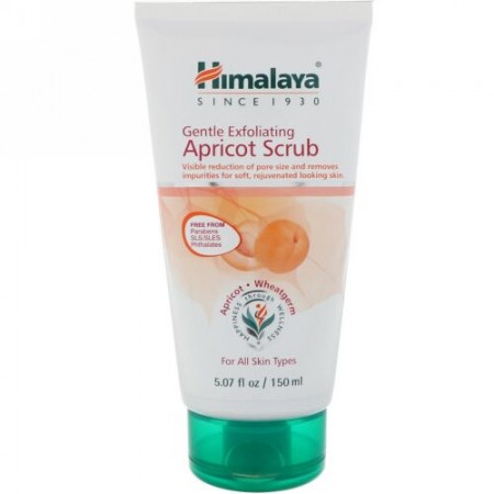 Himalaya, Gentle Exfoliating Apricot Scrub, for All Skin Types, 5.07 fl oz (150 ml) (Discontinued Item)