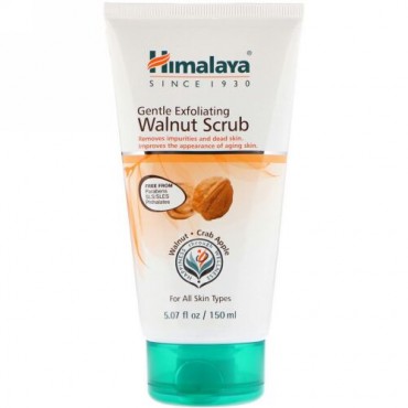 Himalaya, Gentle Exfoliating Walnut Scrub, For All Skin Type, 5.07 fl oz (150 ml) (Discontinued Item)