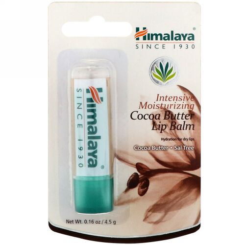 Himalaya, インテンシブモイスチャライジング・ココアバターリップバーム、0.16 oz (4.5 g) (Discontinued Item)
