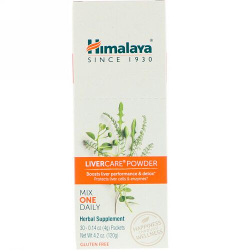 Himalaya, LiverCareパウダー、30袋、各0.14 oz (4 g) (Discontinued Item)