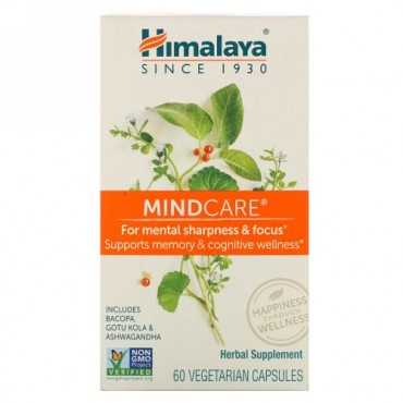 Himalaya, MindCare、60ベジタリアンカプセル