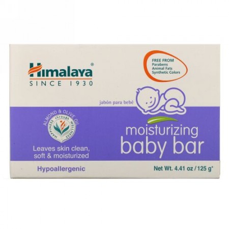 Himalaya, モイスチャライジング・ベビーバー、4.41 oz (125 g)