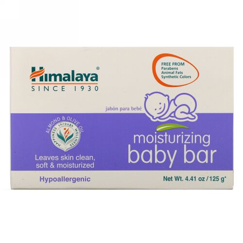 Himalaya, モイスチャライジング・ベビーバー、4.41 oz (125 g)