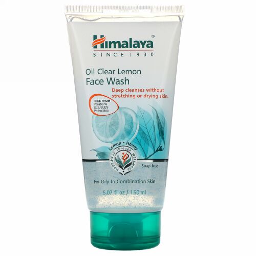 Himalaya, オイルクリア・レモンフェイスウォッシュ、オイリー肌用、5.07 fl oz (150 ml)