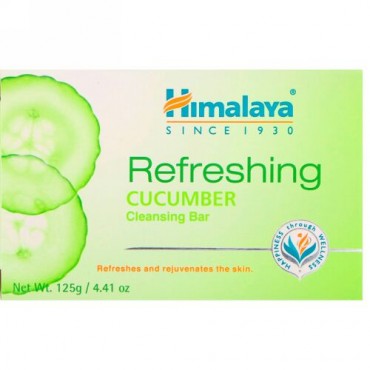 Himalaya, リフレッシュ洗浄せっけん、キュウリ、4.41 oz (125 g) (Discontinued Item)