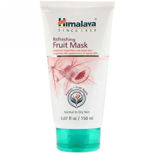 Himalaya, リフレッシングフルーツマスク、ノーマルからドライスキン用、5.07液量オンス (150 ml) (Discontinued Item)
