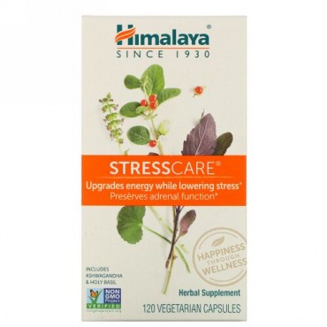 Himalaya, ストレスケア、ベジキャップ使用 120 錠