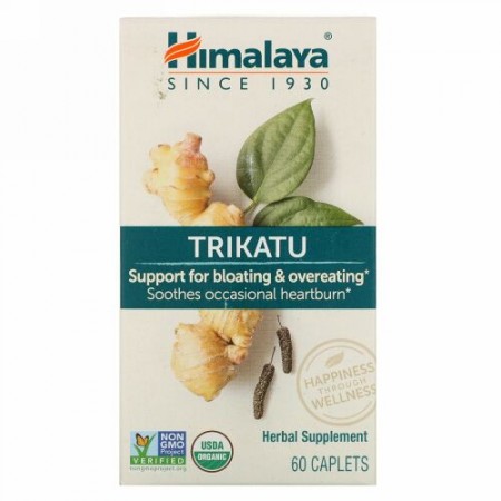 Himalaya, トリカトゥ、 胃腸サポート、 60 カプセル
