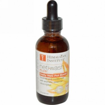 Himalayan Institute, ネティウォッシュプラス、デイリーネティポットブースト 2液量オンス (60 ml)