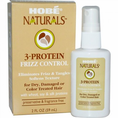 Hobe Labs, 3-プロテイン 縮れ毛コントロール 2 fl oz (59 ml)