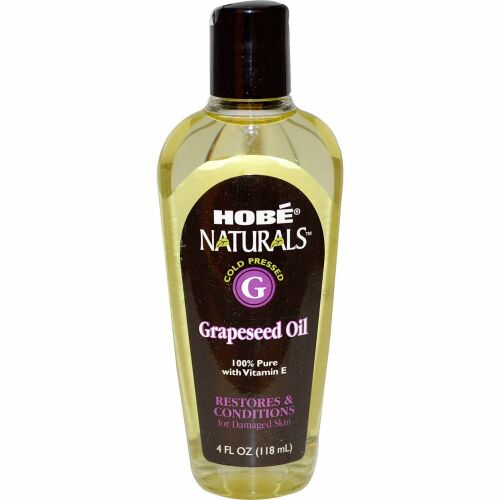 Hobe Labs, Naturals, グレープシード・オイル, 4 fl oz (118 ml)