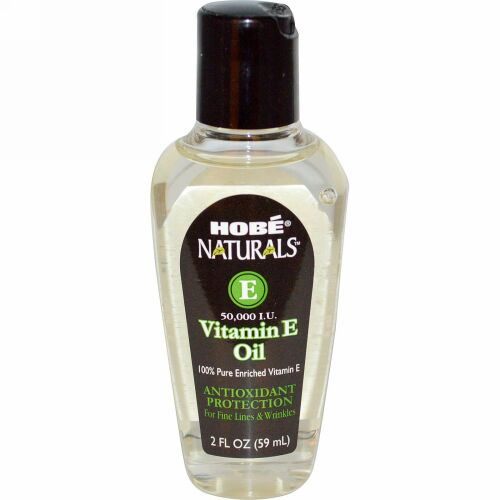 Hobe Labs, Naturals™（ナチュラルズ）、ビタミンE オイル、50,000 IU、2 液量オンス (59 ml) (Discontinued Item)