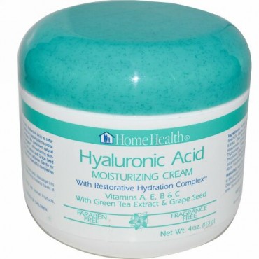 Home Health, ホームヘルス, ヒアルロン酸, 保湿クリーム　修復用水和錯体含有, 4 オンス(113 g)