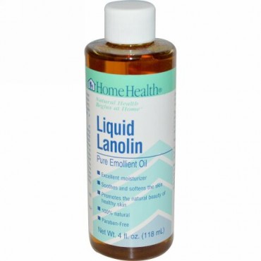 Home Health, 液体ラノリン、 4液量オンス (118 ml) (Discontinued Item)