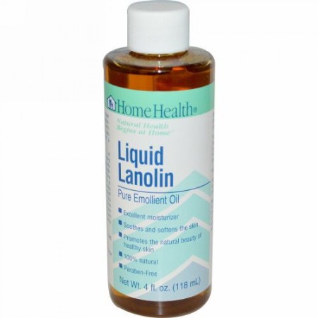 Home Health, 液体ラノリン、 4液量オンス (118 ml) (Discontinued Item)