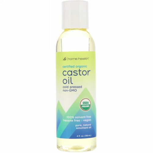 Home Health, オーガニックカスターオイル、8 fl oz (236 ml)