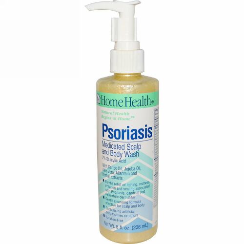 Home Health, 乾癬用, 薬用 スカルプ・ボディー ウォッシュ, 8 fl oz (236 ml)