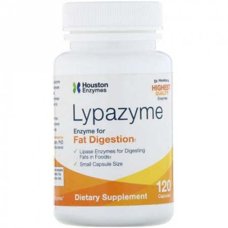 Houston Enzymes, Lypazyme, カプセル120粒