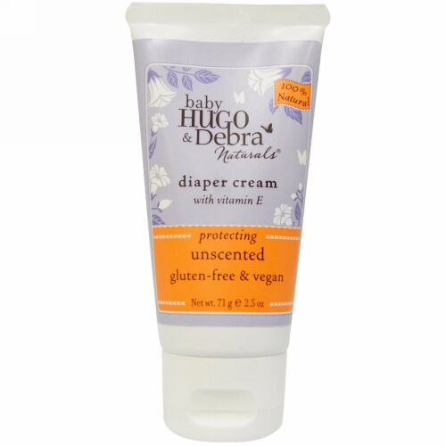 Hugo Naturals, ベビー, ダイパークリーム, 無臭, 2.5 オンス (71 g) (Discontinued Item)