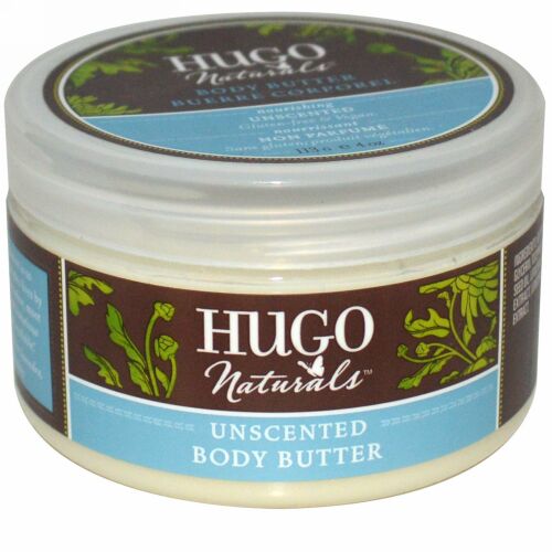 Hugo Naturals, 無香料ボディバター、 4オンス (113 g) (Discontinued Item)