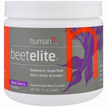 HumanN, ビーテライト、ブラックチェリー風味、10包、7.1オンス（200 g） (Discontinued Item)