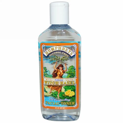 Humphrey's, シトラス・ウィッチヘーゼル、オイル・コントローリング・フェイシャルトナー、 8 液量オンス (237 ml) (Discontinued Item)