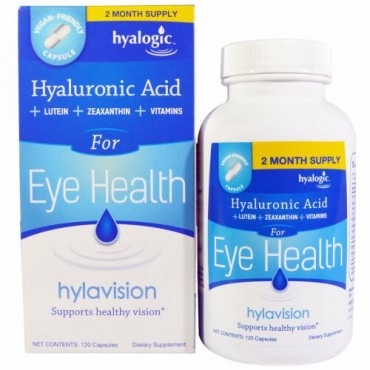 Hyalogic, ハイラビジョン, 口腔ヒアルロン酸, 120 カプセル