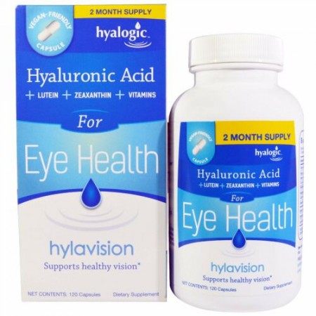 Hyalogic, ハイラビジョン, 口腔ヒアルロン酸, 120 カプセル