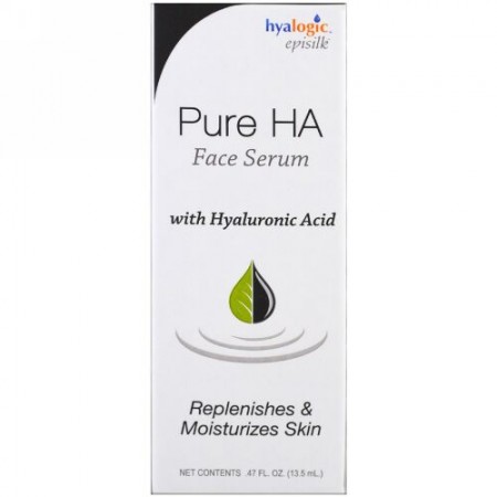 Hyalogic, ピュアHA（ヒアルロン酸）フェースセラム 、.47液量オンス (13.5 ml) (Discontinued Item)
