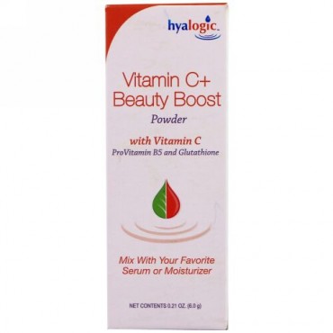 Hyalogic, Vitamin C+ Beauty Boost Powder, .21 oz (6.0 g) (Discontinued Item)