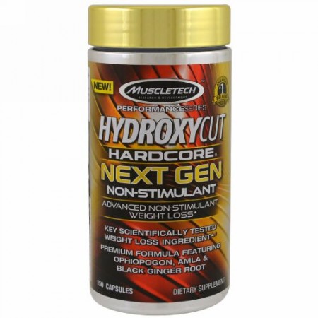 Hydroxycut, Performance Series, Hardcore Next Gen, Non-Stimulant, 150 Capsules
