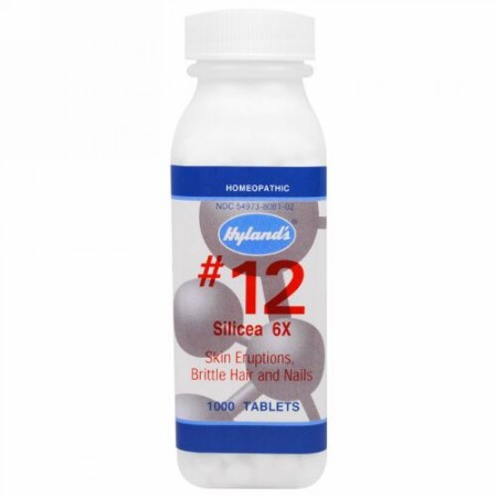Hyland's, Silicea 6X, #12, 1000 Tablets