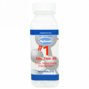 Hyland's, #1 カルクフロアー 6X、1000 錠 (Discontinued Item)