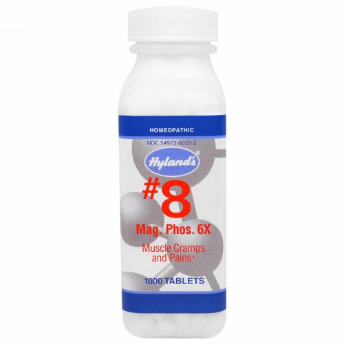 Hyland's, #8 Mag. Phos. 6X, 1000錠