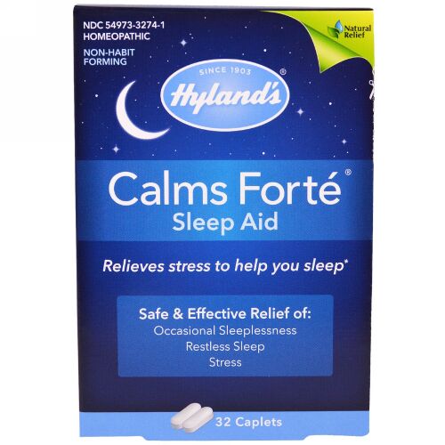 Hyland's, カームズ・フォルテ、睡眠サポート、キャプレット32錠 (Discontinued Item)
