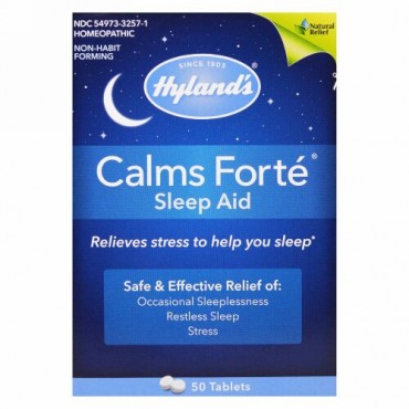 Hyland's, カームズ・フォルテ、睡眠サポート、50錠 (Discontinued Item)