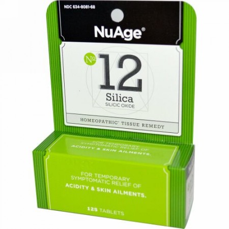 Hyland's, ニューエイジ、 No 12 シリカ、 シリコン酸化物、 125タブレット (Discontinued Item)