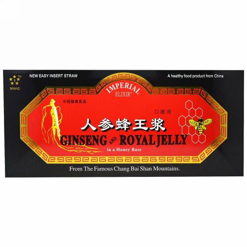 Imperial Elixir, Ginseng & Royal Jelly, 10 Bottles, 0.34 fl oz (10 ml) Each