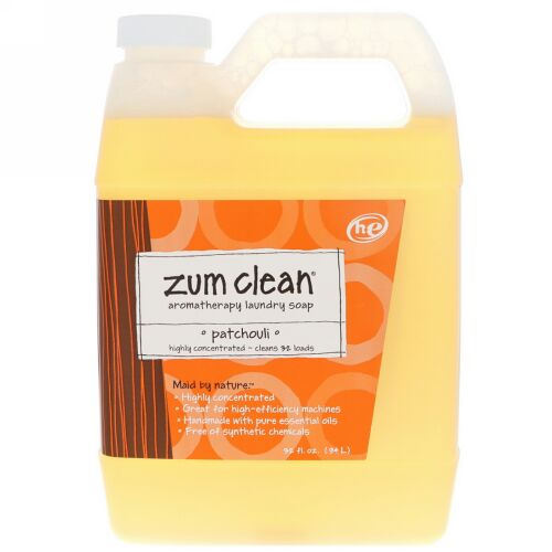 Indigo Wild, ツムクリーン、アロマテラピーランドリーソープ、パチョリ、32液量オンス (.94 L) (Discontinued Item)