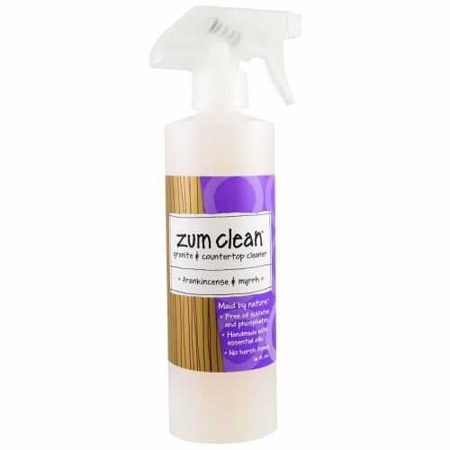 Indigo Wild, ズム（Zum）クリーン、グラナイト & カウンタートップクリーナー、フランキン & ミルラ、16 fl oz (Discontinued Item)