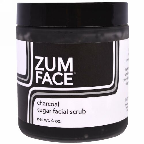 Indigo Wild, ツムフェイス、チャコール・シュガー・フェイシャル・スクラブ、4オンス (Discontinued Item)